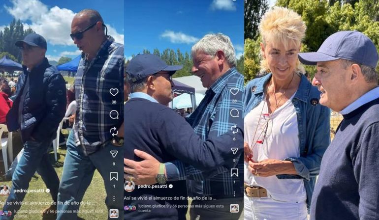 Pesatti en Bariloche con Cortez, Berni y Larraburu. Capturas gentileza Baribache3000. Pesatti en Bariloche con Cortez, Berni y Larraburu. Capturas gentileza Baribache3000.